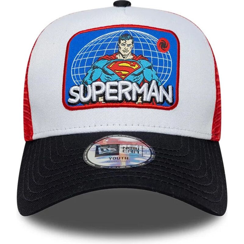 mutzen-gebogen-mehrfarbig-snapback-fur-kinder-a-frame-patch-der-superman-dc-comics-von-new-era