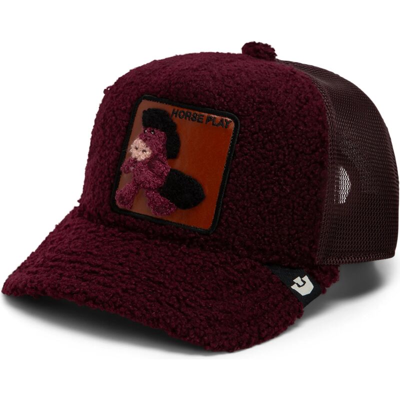 mutzen-gebogen-rot-snapback-horsey-double-stuffed-horse-play-the-farm-goorin-bros
