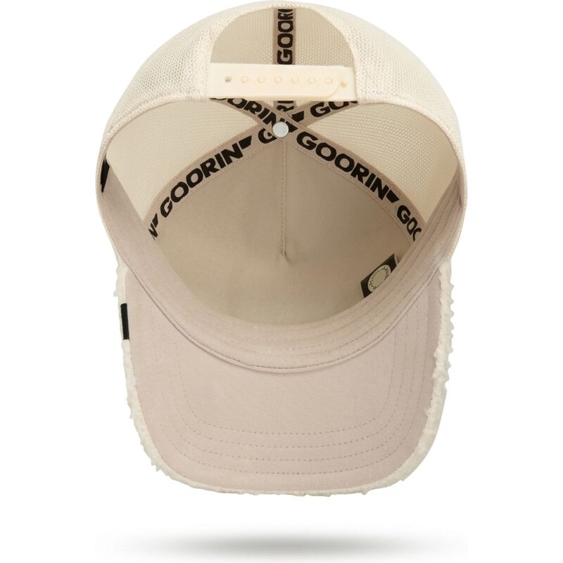 mutzen-gebogen-beige-snapback-der-teddy-double-stuffed-the-farm-goorin-bros mutzen-gebogen-beige-snapback-der-teddy-double-stuffed-the-farm-goorin-bros