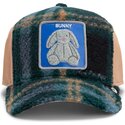 mutzen-gebogen-grun-snapback-der-bunny-double-stuffed-the-farm-goorin-bros