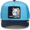 mutzen-gebogen-blau-snapback-fur-kinder-legend-wolf-original-recipe-the-farm-goorin-bros
