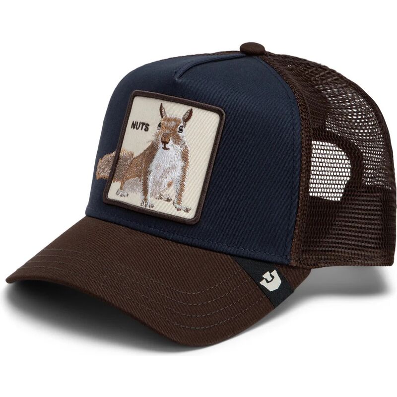 mutzen-gebogen-braun-snapback-over-the-line-squirrel-out-of-bounds-nuts-the-farm-goorin-bros