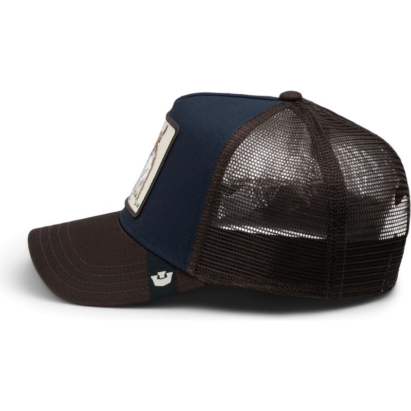 mutzen-gebogen-braun-snapback-over-the-line-squirrel-out-of-bounds-nuts-the-farm-goorin-bros