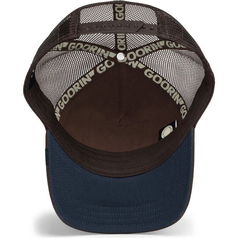 mutzen-gebogen-braun-snapback-over-the-line-squirrel-out-of-bounds-nuts-the-farm-goorin-bros