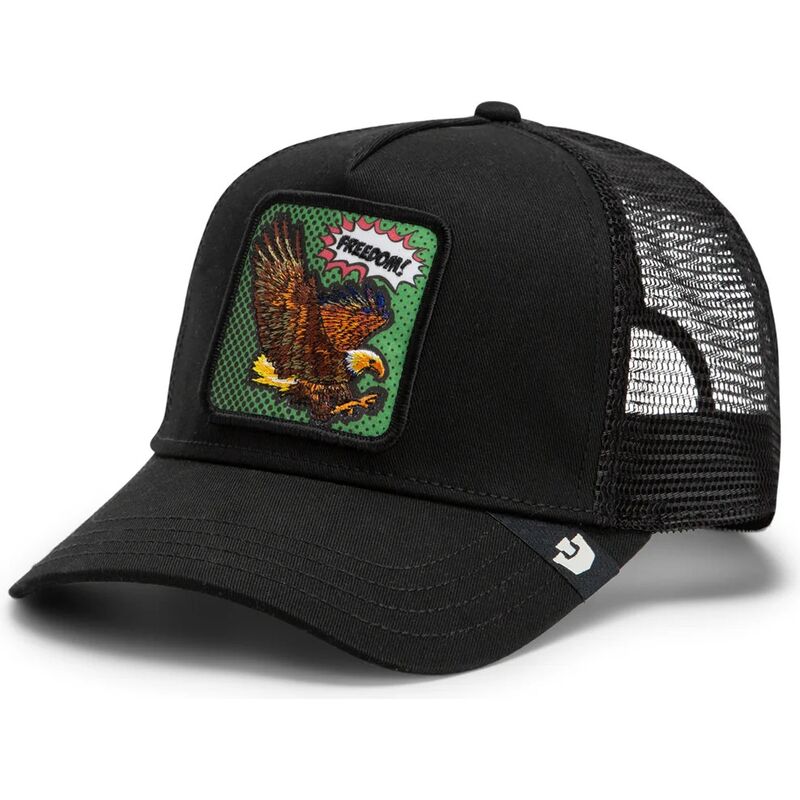 mutzen-gebogen-schwarz-snapback-freedom-eagle-pop-art-strikes-back-the-farm-goorin-bros