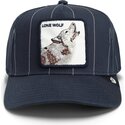 mutzen-gebogen-marineblau-snapback-pinstripe-lone-wolf-playmakers-the-farm-goorin-bros