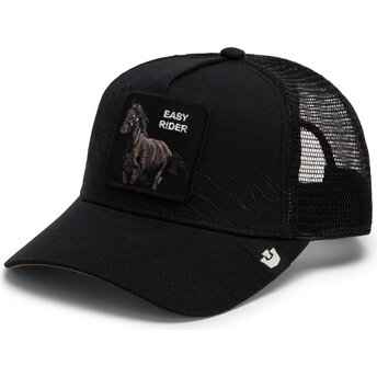 Mützen gebogen schwarz snapback Stallion Badlands The Farm Goorin Bros.