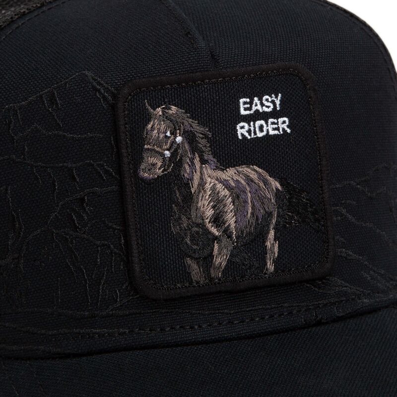 mutzen-gebogen-schwarz-snapback-stallion-badlands-the-farm-goorin-bros