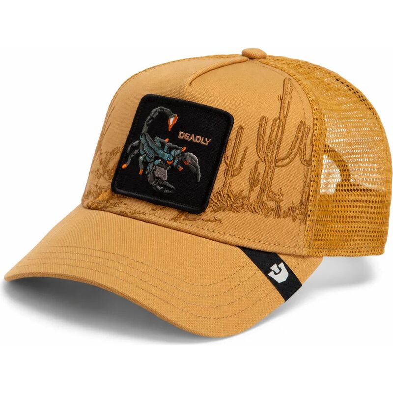 mutzen-gebogen-braun-snapback-scorpion-badlands-deadly-the-farm-goorin-bros mutzen-gebogen-braun-snapback-scorpion-badlands-deadly-the-farm-goorin-bros