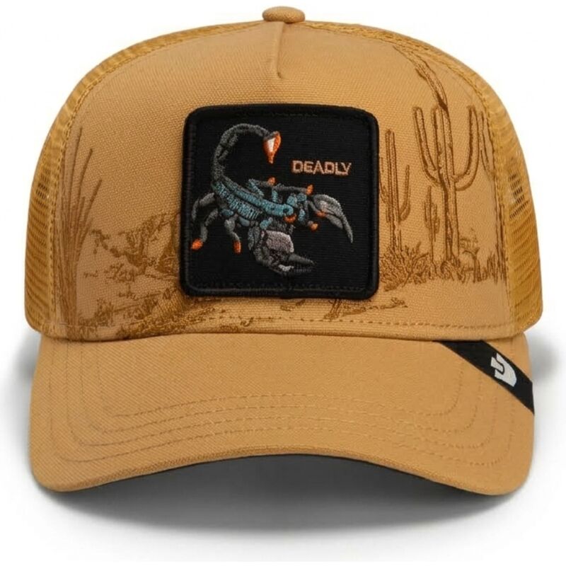 mutzen-gebogen-braun-snapback-scorpion-badlands-deadly-the-farm-goorin-bros mutzen-gebogen-braun-snapback-scorpion-badlands-deadly-the-farm-goorin-bros