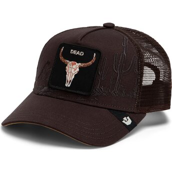 Mützen gebogen braun snapback Skull Badlands Dead The Farm Goorin Bros.