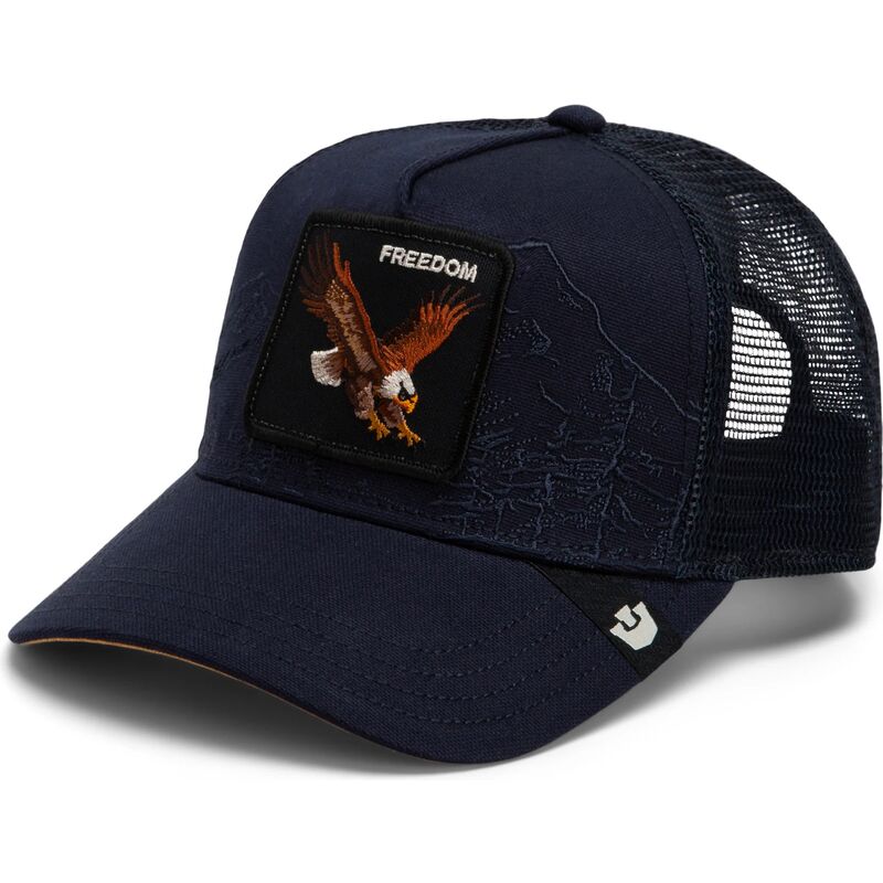mutzen-gebogen-marineblau-snapback-eagle-badlands-freedom-the-farm-goorin-bros mutzen-gebogen-marineblau-snapback-eagle-badlands-freedom-the-farm-goorin-bros