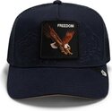 mutzen-gebogen-marineblau-snapback-eagle-badlands-freedom-the-farm-goorin-bros