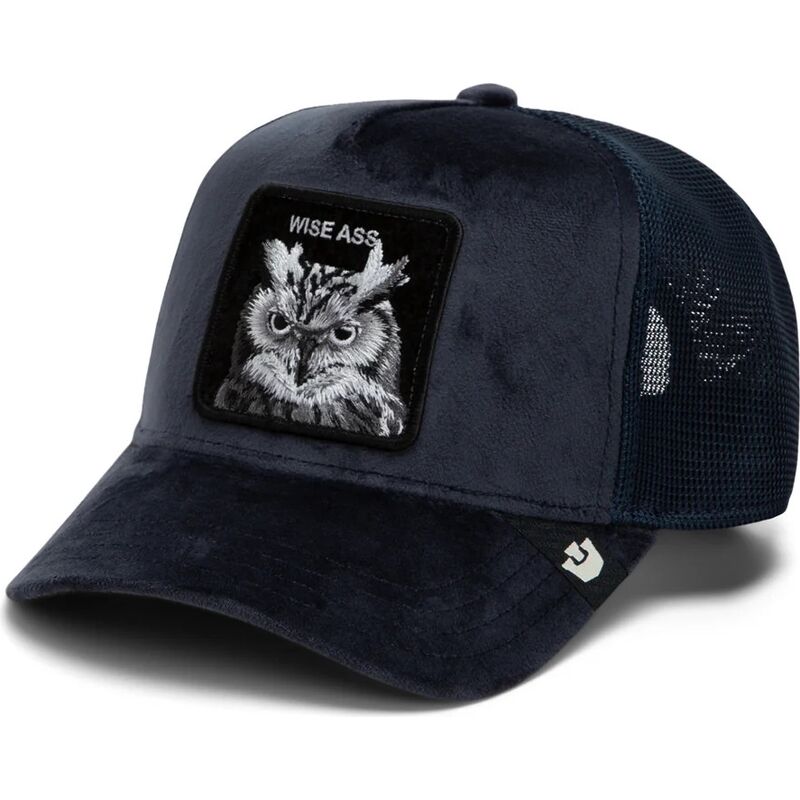 mutzen-gebogen-marineblau-snapback-velour-wise-ass-the-farm-goorin-bros mutzen-gebogen-marineblau-snapback-velour-wise-ass-the-farm-goorin-bros