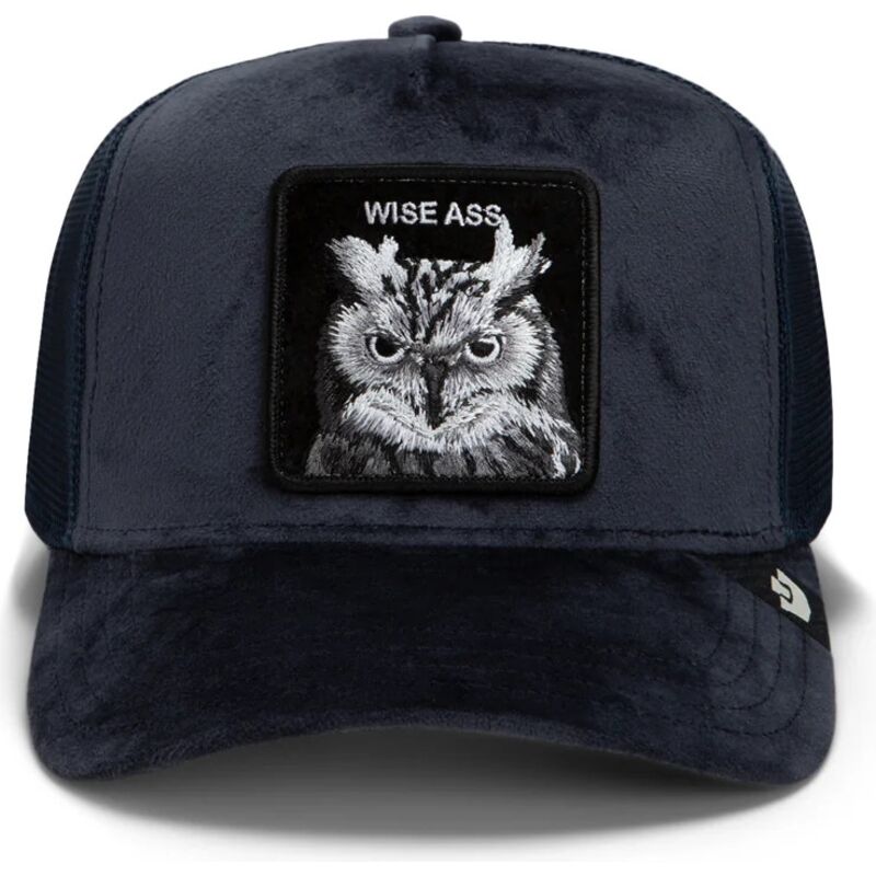 mutzen-gebogen-marineblau-snapback-velour-wise-ass-the-farm-goorin-bros mutzen-gebogen-marineblau-snapback-velour-wise-ass-the-farm-goorin-bros