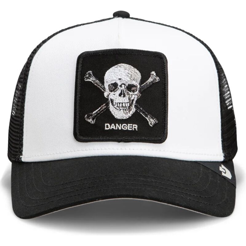 mutzen-gebogen-schwarz-snapback-danger-skull-and-crossbones-original-recipe-the-farm-goorin-bros