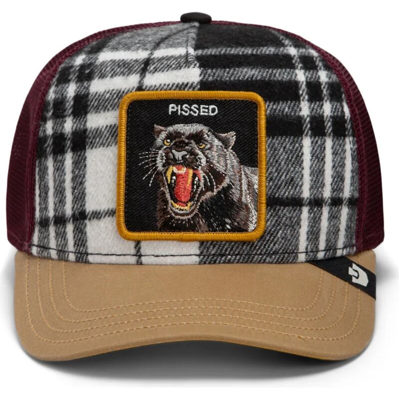 mutzen-gebogen-mehrfarbig-snapback-brit-panther-check-mate-pissed-the-farm-goorin-bros