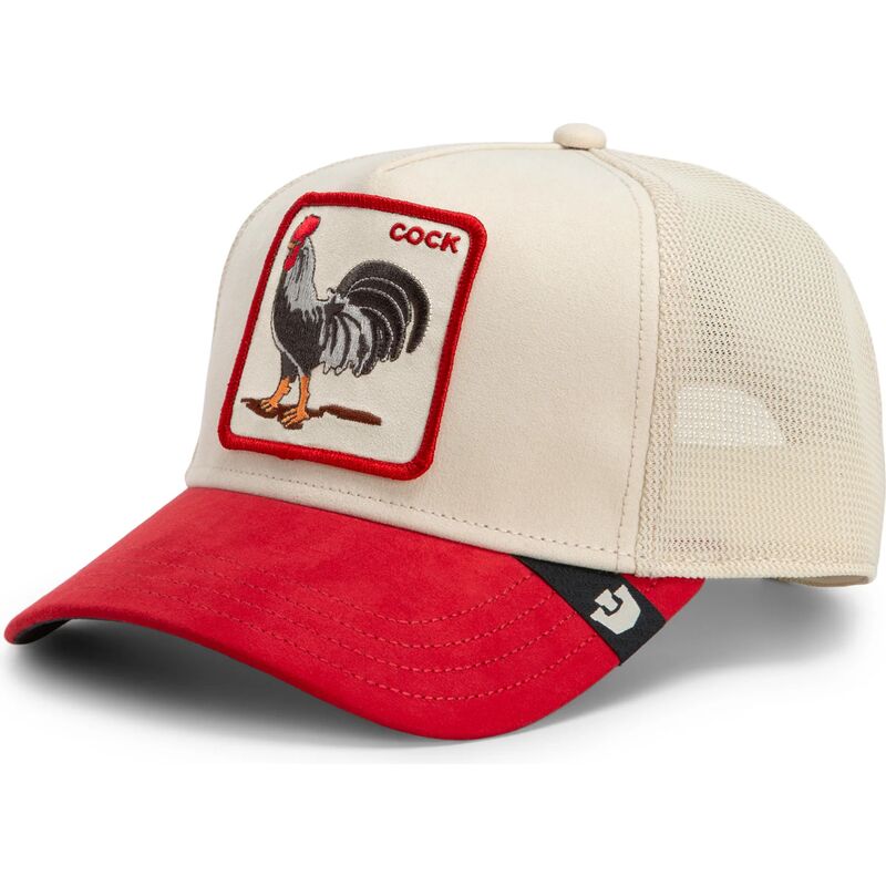 mutzen-gebogen-rot-snapback-the-suede-rooster-microsuede-cock-the-farm-goorin-bros
