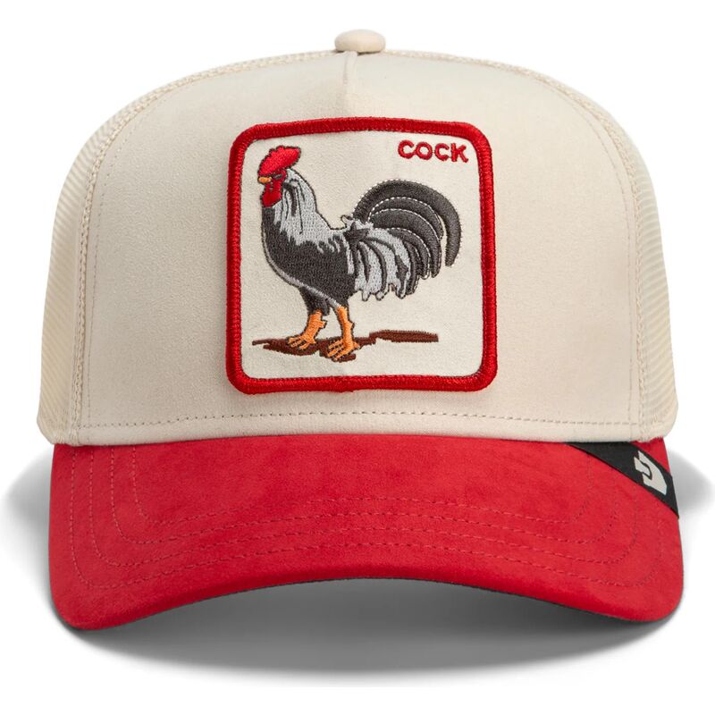 mutzen-gebogen-rot-snapback-the-suede-rooster-microsuede-cock-the-farm-goorin-bros