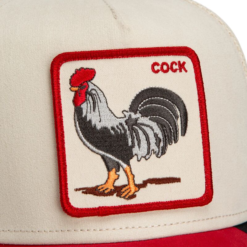 mutzen-gebogen-rot-snapback-the-suede-rooster-microsuede-cock-the-farm-goorin-bros