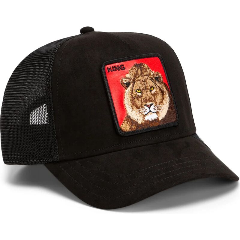 mutzen-gebogen-schwarz-snapback-re-leone-rosso-microsuede-king-the-farm-goorin-bros