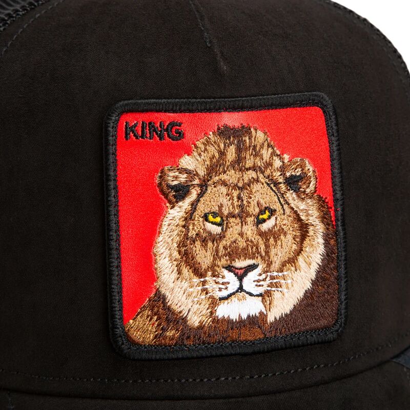 mutzen-gebogen-schwarz-snapback-re-leone-rosso-microsuede-king-the-farm-goorin-bros