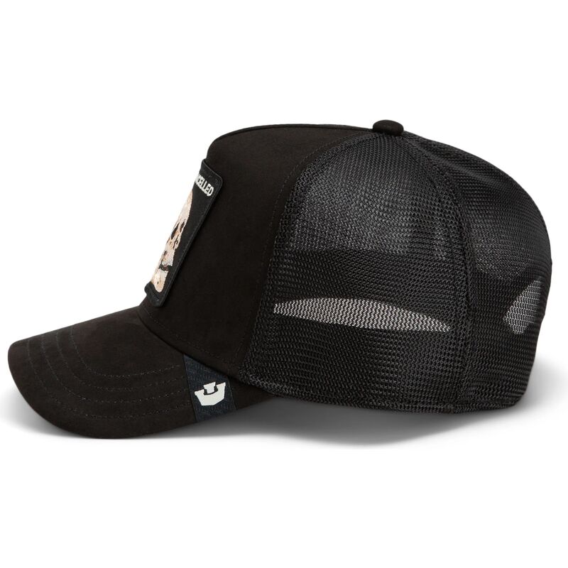mutzen-gebogen-schwarz-snapback-suede-cancelled-skull-microsuede-the-farm-goorin-bros