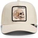mutzen-gebogen-beige-snapback-suede-cancelled-skull-microsuede-the-farm-goorin-bros