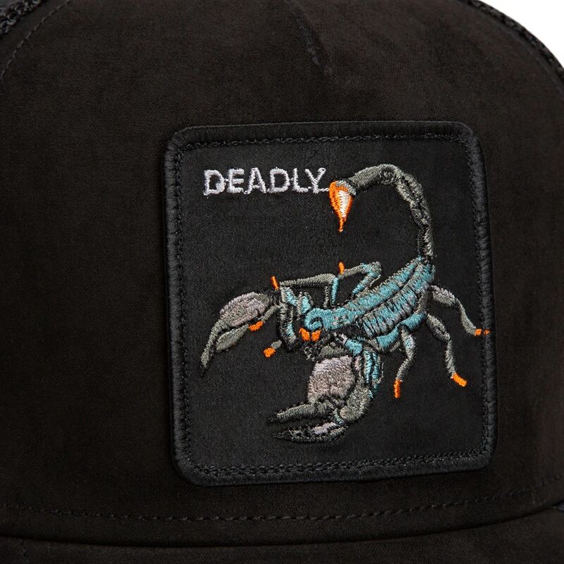 mutzen-gebogen-schwarz-snapback-suede-scorpion-microsuede-the-farm-goorin-bros