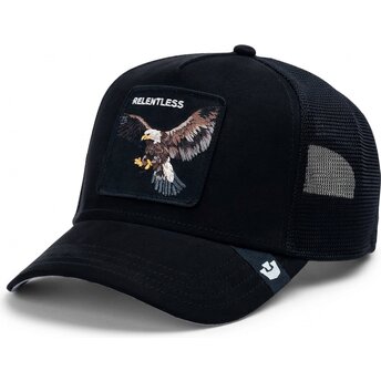 Mützen gebogen schwarz snapback Suede Relentless Eagle Microsuede The Farm Goorin Bros.