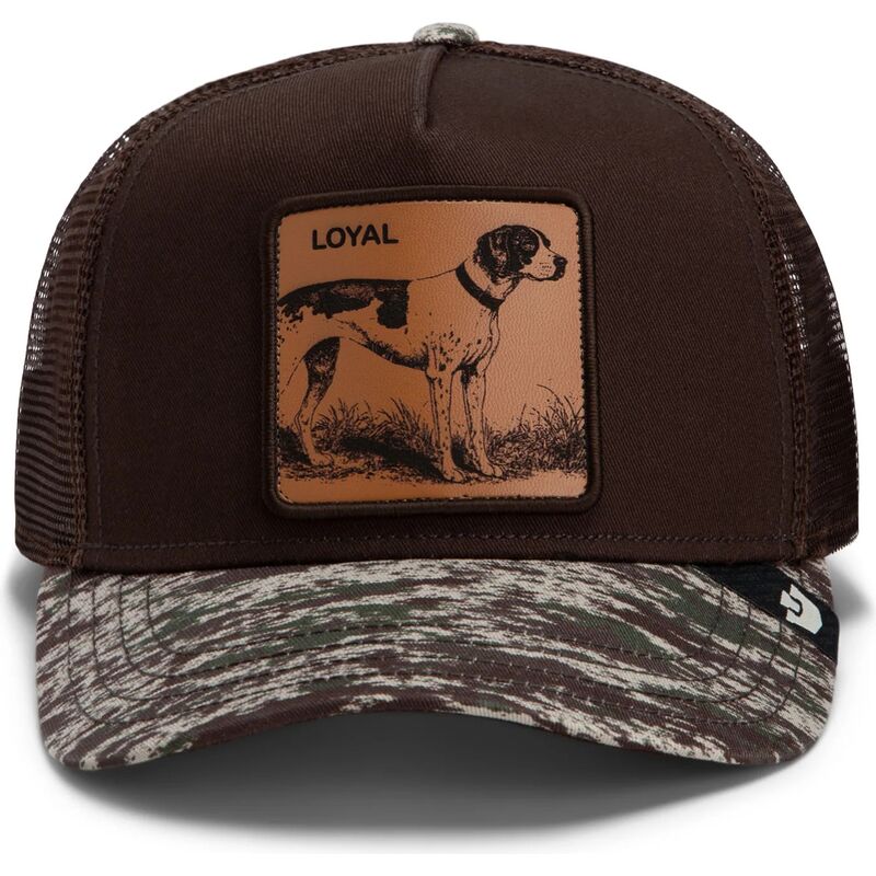mutzen-gebogen-braun-snapback-engraved-dog-camo-glitch-the-farm-goorin-bros