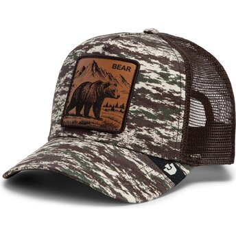 Mützen gebogen tarnung snapback Engraved Bear Camo Glitch The Farm Goorin Bros.
