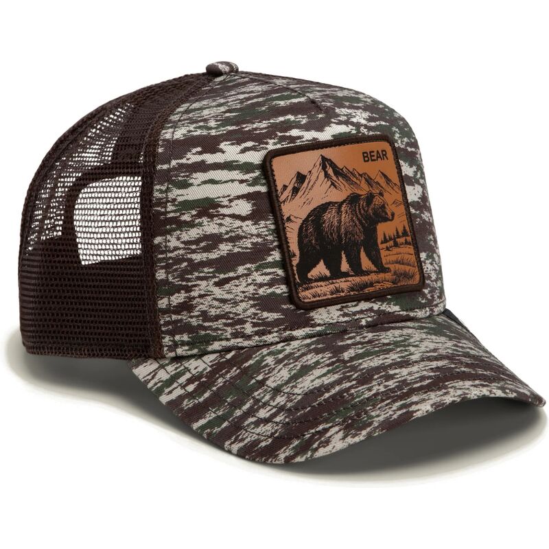 mutzen-gebogen-tarnung-snapback-engraved-bear-camo-glitch-the-farm-goorin-bros mutzen-gebogen-tarnung-snapback-engraved-bear-camo-glitch-the-farm-goorin-bros