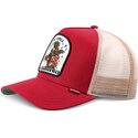 mutzen-gebogen-rot-snapback-hft-do-nothing-club-weird-vibes-frog-von-djinns