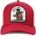 mutzen-gebogen-rot-snapback-hft-do-nothing-club-weird-vibes-frog-von-djinns