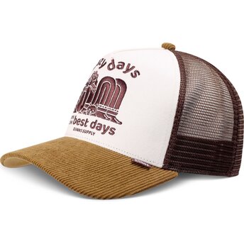 Mützen gebogen braun snapback HFT Lazy Days von Djinns