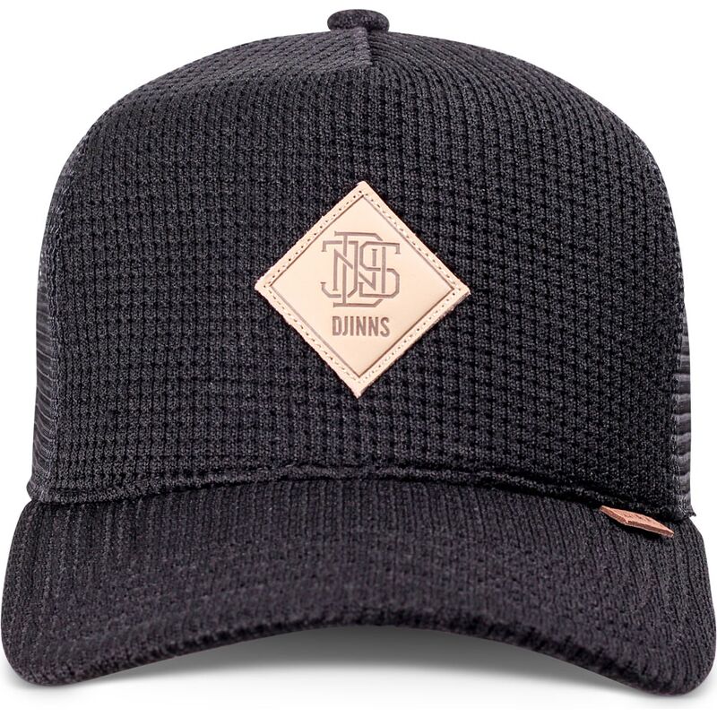 mutzen-gebogen-schwarz-snapback-hft-knitted-fab-von-djinns mutzen-gebogen-schwarz-snapback-hft-knitted-fab-von-djinns