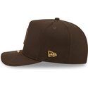 mutzen-gebogen-braun-snapback-9fifty-a-frame-precurved-visor-pin-der-new-york-yankees-mlb-von-new-era