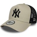 mutzen-gebogen-beige-snapback-a-frame-league-essential-der-new-york-yankees-mlb-von-new-era