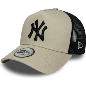 Mützen gebogen beige snapback A Frame League Essential der New York Yankees MLB von New Era