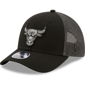 Mützen gebogen schwarz angepasst 39THIRTY M-Crown Neo der Chicago Bulls NBA von New Era