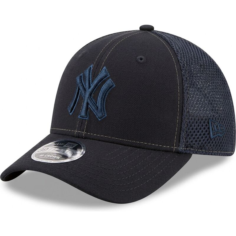 mutzen-gebogen-marineblau-angepasst-39thirty-m-crown-neo-der-new-york-yankees-mlb-von-new-era