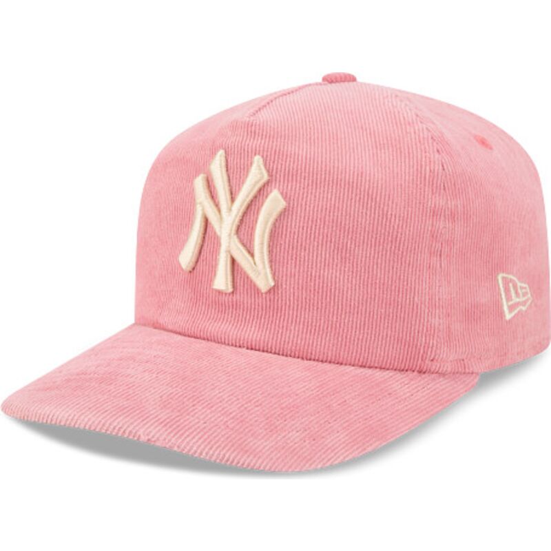 mutzen-gebogen-rosa-verstellbares-band-19twenty-precurved-corduroy-pastel-der-new-york-yankees-mlb-von-new-era