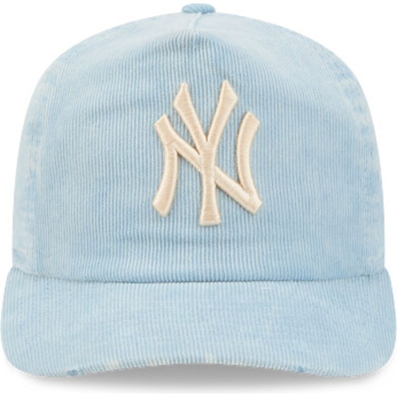 mutzen-gebogen-blau-verstellbares-band-19twenty-precurved-corduroy-pastel-der-new-york-yankees-mlb-von-new-era