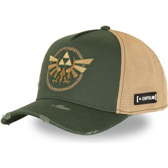 Mützen gebogen grün snapback CLZEL1 LIN Triforce The Legend Of Zelda von Capslab