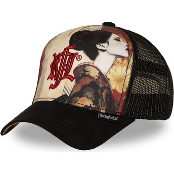Mützen gebogen schwarz snapback N°273 Last Kiss von Rock’nFreeLife