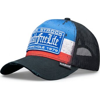 Mützen gebogen mehrfarbig snapback N°256 Four Strock von Rock’nFreeLife