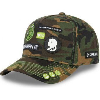 Mützen gebogen tarnung snapback SHR2 KAM Shrek von Capslab