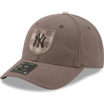 Mützen gebogen braun snapback Dri-Fit Rise Structured der New York Yankees MLB von Nike