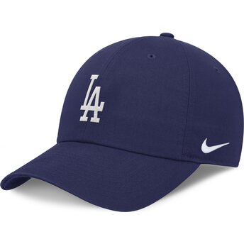 Mützen gebogen blau verstellbares band Club Unstructured Organic Cotton der Los Angeles Dodgers MLB von Nike